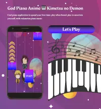 God Piano Anime 🎹 Kimetsu no Demon Epic Edition Screen Shot 10