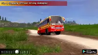 Offroad Coach Simulator : Offroad Bus Games 2021 Screen Shot 1