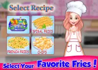 French Fries in the Kitchen - Girls Cooking Game Screen Shot 2