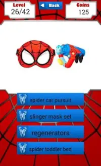 Spider Toy Quiz Screen Shot 2