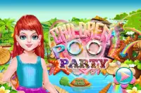 Pool Party игры для девочек Screen Shot 0