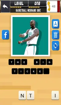 バスケットボールのニックネームクイズ Screen Shot 2