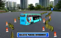 Simulador moderno del autobús que parquea 3d Screen Shot 3