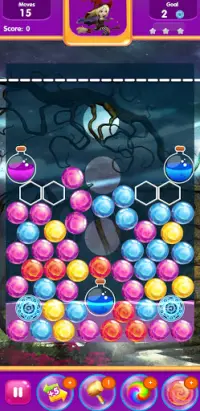 WITCHBALL – MAGIC WITCH BUBBLE POP MATCH 3 PUZZLE Screen Shot 5