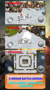 タンク戦争 ブリッツ-  3Dマルチプレイヤー戦闘射撃 Screen Shot 2