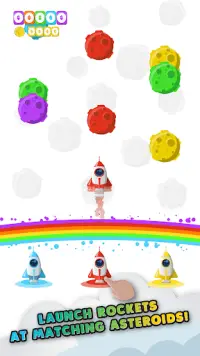 Rainbow Rocket - Color Match Mayhem Screen Shot 0