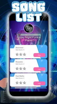 Friday Night Funkin Piano Song Game Screen Shot 0