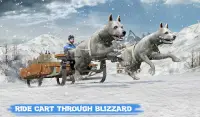Śnieg Pies Sanki Transportować Gry Zima Sport Screen Shot 6