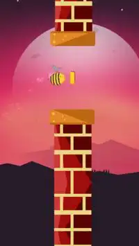 Flappy Bee! Screen Shot 2