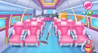 العاب تنظيف الطائرة و إصلاحها - لعبة اطفال و بنات Screen Shot 3