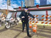 US Police Motorcycle Chase : New Bike Games 2021 Screen Shot 0