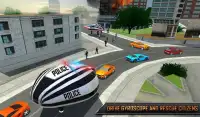 futurista giroscópica autobús ciudad policía sim Screen Shot 10