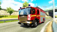 Fire Truck Drive Simulator 3D Screen Shot 1