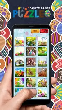 Puzzles de Pascua Rompecabezas - Juegos de Pascua Screen Shot 0