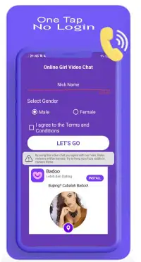 Online Girl Video Call Random Video Chat Screen Shot 0
