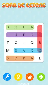 Word Search Games in Spanish Screen Shot 0