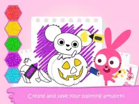 Purple Pink Coloring Book-Kids Painting Game Screen Shot 9