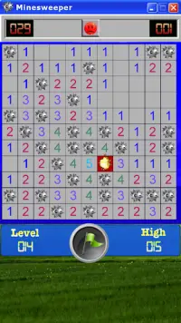 Minesweeper - Windows XP version Screen Shot 2