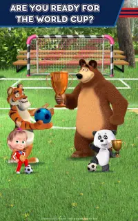 Masha and the Bear: Football Screen Shot 1