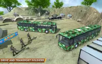 Army Coach Bus Hill Driving 3D Screen Shot 2
