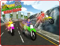 Kids MotorBike Rider Race 3D Screen Shot 12