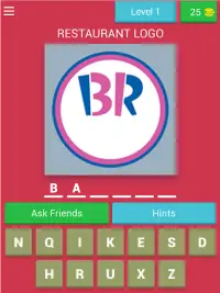 Restaurant Logo Quiz Screen Shot 14