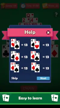 Pyramid solitaire games for free - solitaire 13 Screen Shot 3