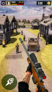 Atirador de Comando Militar 3D Screen Shot 1