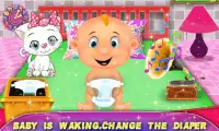 Новорожденное Baby Care: няня Daycare игры Screen Shot 4