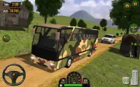 conduite d'autobus de l'armée-équipe de militaires Screen Shot 15