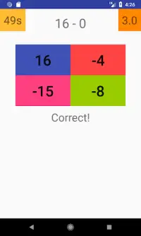 Math Game Screen Shot 3