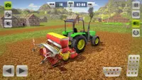 Panen Traktor Tanah pertanian Simulator Screen Shot 0
