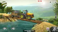 Offroad Tractor Trolley Cargo: Pertanian Uphill Si Screen Shot 7