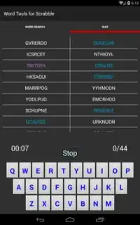 Word Tools for Scrabble Screen Shot 5