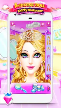 Princesa salão de beleza vestir-se meninas reforma Screen Shot 0