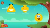 Learning Shapes - Cartoon Characters for Kids Screen Shot 1