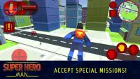 Super Hero Man Screen Shot 0
