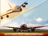 飛行機の飛行シミュレータ - 航空機飛行ゲーム Screen Shot 5