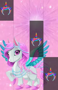 Pony Piano Unicorn Tiles Horse Game Screen Shot 0