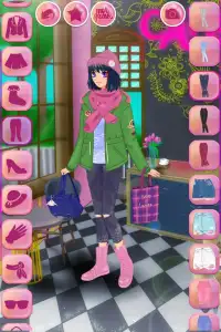 Cute Anime Girls - Dress Up Screen Shot 4