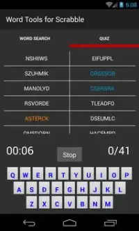 Word Tools for Scrabble Screen Shot 1