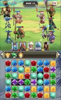 Clash of Gems : Match 3 puzzle RPG Screen Shot 5