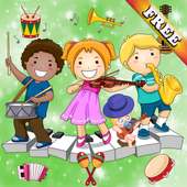 Juegos de música para niños instrumentos musicales