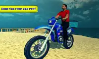 حيوانات البحر دراجة نارية التسليم -اتخاذ الحيوانات Screen Shot 2