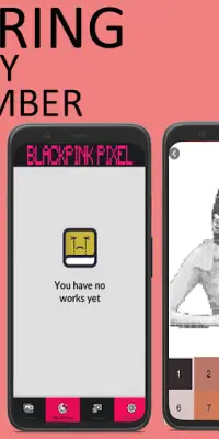 Art BlackPink Pixel - Coloring by Number Screen Shot 3