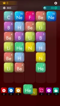 Element Alchemy Fusion: Merge Block Number Puzzle Screen Shot 1