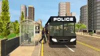 Police Bus Game: US Cops Coach Screen Shot 0