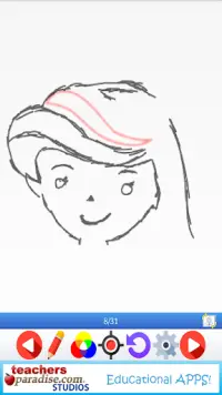 Easy Draw: Learn How to Draw a Princesses & Queens Screen Shot 5