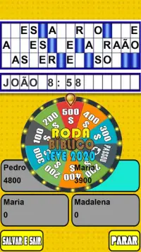 Roda Roda jogo leve bíblico versículos da Bíblia Screen Shot 4