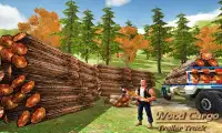 Wood Cargo Trailer Truck 2017 Screen Shot 5